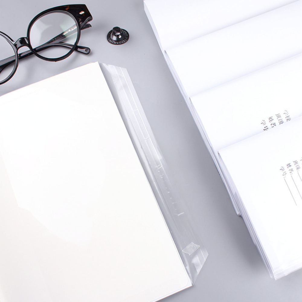 「Zhulingniao」用保護ブックカバー。透明で自己接着 - Stationery Books のレビューと価格